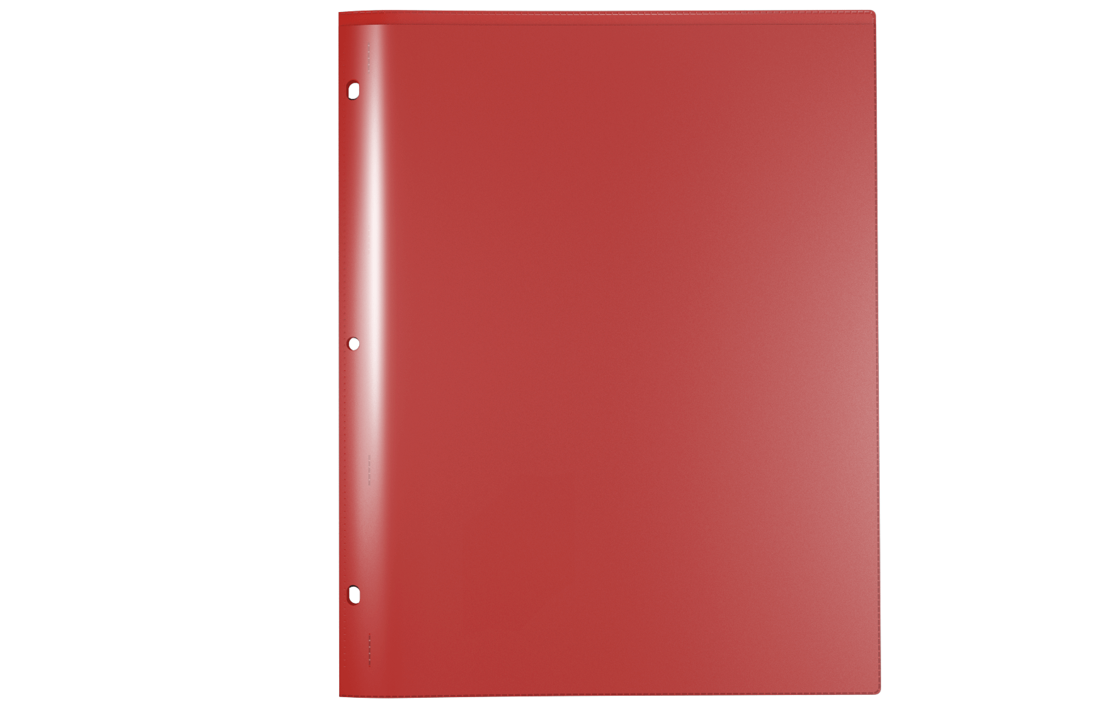 Front view of Nicky's 4 Multi Pocket Sleeves Folder used for presentation.