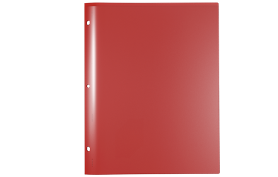 Front view of Nickys 8 Multi Pocket Sleeves Folder used for presentation.