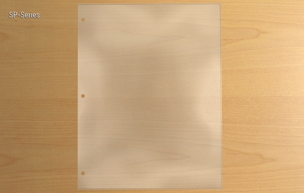 Vinyl Flush Cut Binder Sheet Document Protector